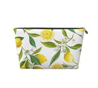 Citron Jaune, Trousse de Toilette Trousse de Maquillage Sac à cosmétiques Trousse de Toilette de Voyage Portable