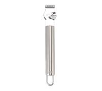 Citron zester 304 outil de grille en acier inoxydable accessoires de cuisine épluche d'agrumes (Argent)
