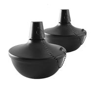 Citronella Torch - Brûleur De Table Rechargeable, Lumière Flamme De Terrasse | Bougie À Huile, Cartouche De Feu, Paire De Lanternes Répulsives Extérieures Moustiques Extérieurs pour Rassemblement