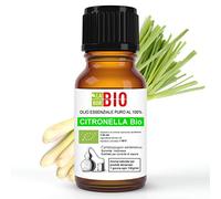Citronnelle Bio Huile Essentielle 100% Pure 10 ml - Aromatherapie Thérapeutique Alimentaire - Laborbio