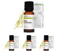 Citronnelle De Java BIO (Cymbopogon winterianus) - 10 mL - Huile Essentielle Chémotypée et Certifiée AB - Aroma Labs - Made in France (Lot de 4)