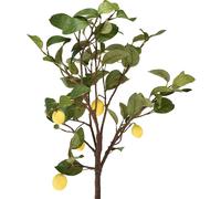 Citronnier décoratif artificiel avec fruits jaunes réalistes