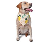 Citrons Jaunes Frais, Fruits d'été, Bandanas pour Chiens, Chats, Chiots, écharpes, mouchoirs lavables pour Animaux de Compagnie