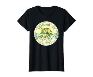 Citrons ou Limoncello? Vous décidez. Optimiste/Pessimiste T-Shirt Graphique avec Valeur, Femme, Noir, L