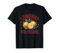 Citrons Yes Please Fruits Agrumes Fresh Lover Summer T-Shirt