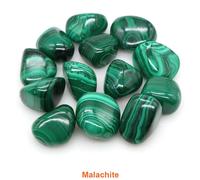 CitroQuartz Gems for Aquarium Garden,Natural Tumbled Charbon Healing,Bulk Ore Gravel Specimen,Energy Napprecious,Home Decoration - Type Malachite-50g