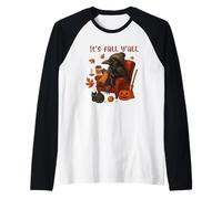 Citrouille à tricoter It's Fall Y'All Raven Manche Raglan