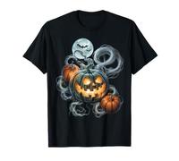 Citrouille Amusante et effrayante avec fantômes pour garçons et Filles T-Shirt