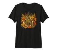 Citrouille botanique Vintage en quête de récolte d'automne T-Shirt Haut de Gamme