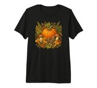 Citrouille botanique Vintage en quête de récolte d'automne T-Shirt Haut de Gamme