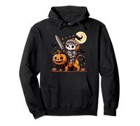 Citrouille Chevalier Squelette Rider Zombie Lion Amusant Halloween Sweat à Capuche