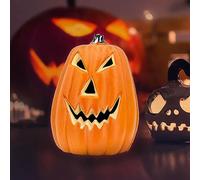 Citrouille claire décorations de citrouille Halloween décoration extérieure accessoires décoration de fête stylo lumineux (A, One Size)