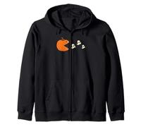 Citrouille Contre Fantômes Humour Halloween Retro Game Sweat à Capuche