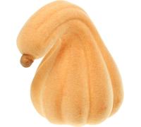 Citrouille décorative orange floquée 18cm citrouille décorative artificielle automne