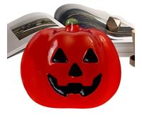 Citrouille d'Halloween | Figurine de citrouille qui brille dans l'obscurité - Figurines décoratives miniatures pour l'intérieur, le bureau, les vacances, les fêtes de jardin, Halloween, la maison