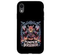 Citrouille d'halloween Nordique Berserker Viking Coque pour iPhone XR