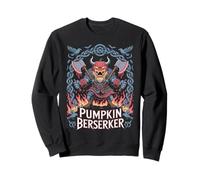 Citrouille d'halloween Nordique Berserker Viking Sweatshirt