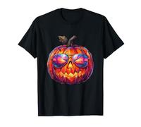 Citrouille d'halloween Poly Art T-Shirt