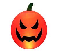 Citrouille gonflable d'Halloween - Veste extérieure éclairée o décor | Décoration de jardin gonflée effrayante pour pelouse, jardin, ou fête, gonflable durable d'Halloween avec éclairage LED lumineux
