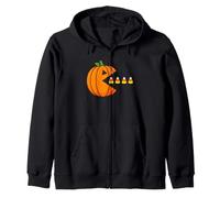 Citrouille Mangeant du maïs sucré - Gamer Funny Gaming Halloween Sweat à Capuche