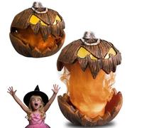 Citrouille parlante animée - Décoration d'Halloween effrayante avec mécanisme de levage et bouche parlante extensible