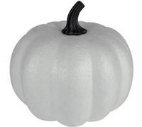 Citrouille - polystyrène - 14 x 15 cm - support à décorer, personnalisable Blanc G