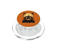 Citrouille Souriante Gothique d'automne PopSockets PopGrip pour MagSafe