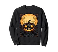 Citrouille Souriante Gothique d'automne Sweatshirt