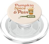 Citrouille Spice and Pain Funny Fall and Thanksgiving Saying PopSockets PopGrip pour MagSafe