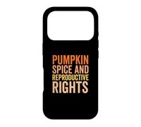 Citrouille Spice and Reproductive Rights Halloween Féministe Coque pour iPhone 17 Pro