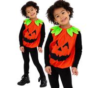 Citrouille Tabard Enfants Déguisement Halloween Bébé Filles Garçons Costume