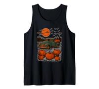 Citrouille Truck Under Harvest Moon Débardeur