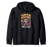 Citrouille Viking Warrior - Halloween Mythologie Nordique Berserker Sweat à Capuche
