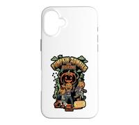 Citrouille Zombies from Outer Space Halloween Alien Graphic Coque pour iPhone 16 Plus