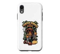 Citrouille Zombies from Outer Space Halloween Alien Graphic Coque pour iPhone XR