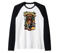 Citrouille Zombies from Outer Space Halloween Alien Graphic Manche Raglan