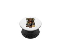 Citrouille Zombies from Outer Space Halloween Alien Graphic PopSockets PopGrip Adhésif