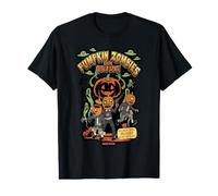 Citrouille Zombies from Outer Space Halloween Alien Graphic T-Shirt Graphique avec Valeur
