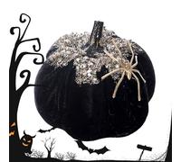 Citrouilles artificielles - Petite décorative pour Halloween | Figurines araignées 3D Décoration Fête Maison Porte Table Halloween