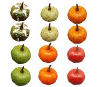 Citrouilles Décoration - Ornement festif de style rustique, statuette décorative festive pour couloir, maison, fête, bureau, étagère, chambre, table Halloween, Noël