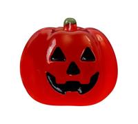 Citrouilles d'halloween Lumineuses - Décoration à Del de 2 cm, Accessoire Lumineux Miniature en résine | Éclairage Effrayant, Accent de Cour hantée, Ornement vacillant pour Porche avec