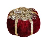 Citrouilles en velours - Citrouilles en velours pour décorer, décorations de table avec des citrouilles scintillantes rétro | Pièce maîtresse de décoration de Noël, décorations de Noël rustiques