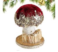 Citrouilles en velours pour la décoration,champignons en velours | Petit décor rétro de champignons de citrouilles d’automne avec des paillettes - Centres de table uniques, ornement miniature d’arbre