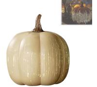 Citrouilles en verre de nuit étoilée, citrouilles chères scintillantes, citrouille en verre de nuit étoilée, lampes magiques d'automne d'Halloween pour décoration extérieure, lampe de décoration en