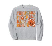 Citrouilles Football Baby Bumps Grossesse Annonce Automne Sweatshirt