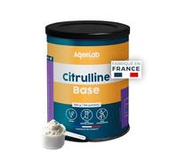Citrulline Base • Congestion & Booster de performance • Qualité maximale: 100% pure & sans malate • 300g • 100 doses • Testé en laboratoire • Made in FR • Ecoresponsable • Aqeelab