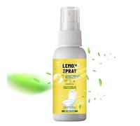 Citrus Air Freshener, Odor Control Spray, 30ml Lemon Mist Bottle for Rooms, Liquid Deodorizer Bathroom Accessory, Scent Care Solution with Fine Spray, Home Office Car Use Travel