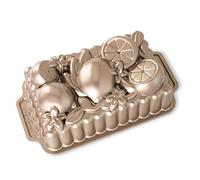 Nordic Ware Citrus Blossom Loaf, 6-Cup, Toffee