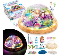 CITSKY Kit de jouets pour enfants filles de 5 6 7 ans: Kits d'artisanat sirène pour fille Idées de jouets Âge 5 6 7 8 9 Anniversaire Artisanat d'art - Décoration de chambre d'enfant Veilleuse
