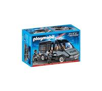 PLAYMOBIL - 6043 - Fourgon de police avec sirene et gyrophare